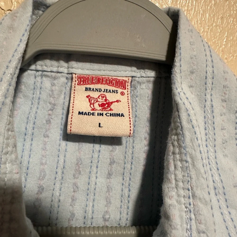 True Religion Button Down Shirt‎ Size Large